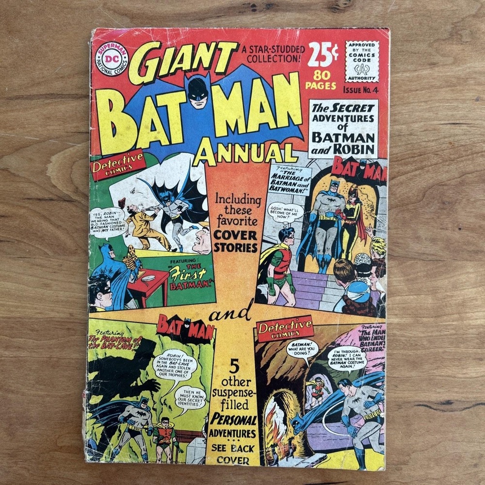 Batman Annual‎ #5 Vol. 1 1962 DC Comics Annual 2.0 Good Comic Book L34-66